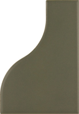 Испанская плитка Equipe Curve Curve Green Matt 8,3 12