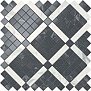 Atlas Concorde Marvel Pro Noir Mix Diagonal Mosaic (цвета Cremo+Noir) 30.5 30.5