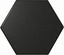 Scale Hexagon Black Matt 10.7 12.4