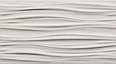 3D White Curvy matt 30.5 56