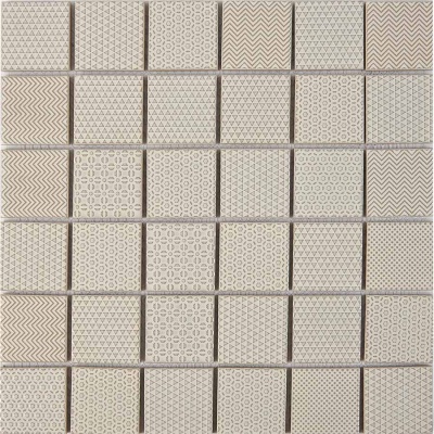 Китайская плитка Pixmosaic Керамическая мозаика PIX618 (чип 4,8х4,8 см.) 30.6 30.6