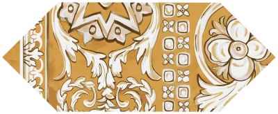 Российская плитка Kerama Marazzi Алмаш HGD/B513/35000 Декор Алмаш 2 жёлтый глянцевый 14 34