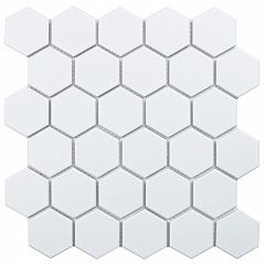 Hexagon small White Matt (MT31000/LJ5108/IDL1005) 27.2 28.2