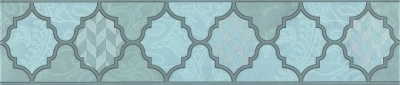 Российская плитка Kerama Marazzi Фоскари OP/A27/6331 Бордюр Фоскари бирюзовый 5.4 25