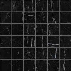 Roma Diamond Nero Reale Macromosaico 30 30