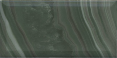 Российская плитка Kerama Marazzi Сеттиньяно 19077 Сеттиньяно зелёный грань глянцевый 9,9x20x0,92 9,9 20