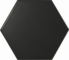 Плитка Scale Hexagon Black Matt 10.7 12.4
