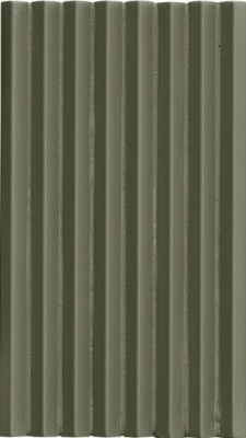 Итальянская плитка Mutina Rombini Triangle Extra Small Green Matt 18 31,5