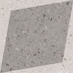 Natural Drops Rhombus Decor Grey 18.5 18.5