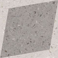 Natural Drops Rhombus Decor Grey 18.5 18.5