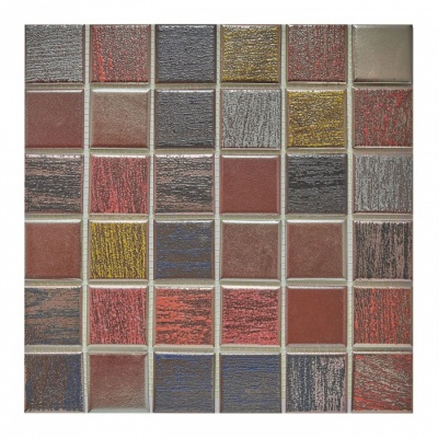 Китайская плитка Pixmosaic Керамическая мозаика PIX649 (чип 5х,5 см.) 31.5 31.5