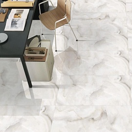 Onyx Cloud White Glossy 120х60