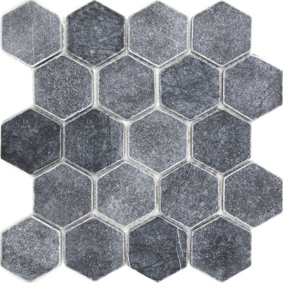 Китайская плитка StarMosaic Wild Stone Hexagon VBs Tumbled 64x74 30.5 30.5