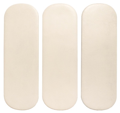 Испанская плитка DNA Tiles Calema Calema Oval White Matt 16х5.2