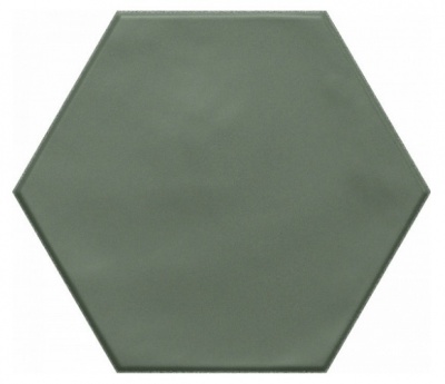 Испанская плитка Ribesalbes Geometry Hex Green Matt 15 17.3