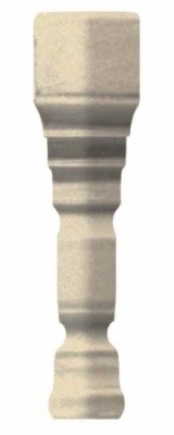 Итальянская плитка Grazia Epoque Внешний угол Ang. Terminale Deco Ivory Craquele 2 12