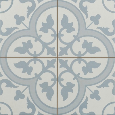 Турецкая плитка Etili Seramik Ornament Ledbury Powder Blue Pre-cut 45 45