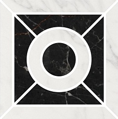 ID93T Декор Фрагонар наборный белый 9.9 9.9