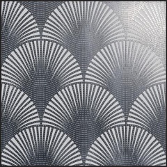 PAVONE SILVER STER. SU BIANCO MATT 60х60