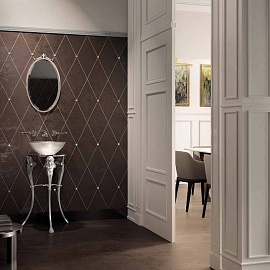 Rhombus Platino su Moro 100х50