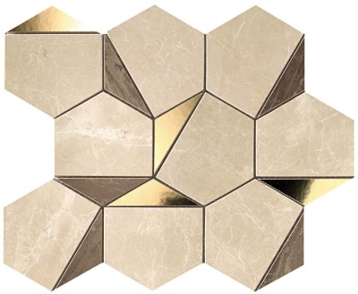 Итальянская плитка Atlas Concorde Marvel Edge MARVEL EDGE Gold Hex Sable-Brown 25.1 29