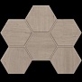 Classic Wood CW01 Мозаика Hexagon Light Grey Непол. 25 28,5