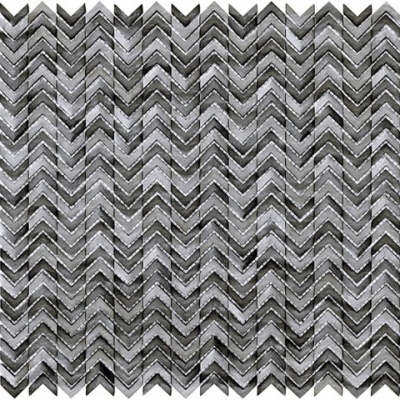 Испанская плитка L'Antic Colonial Metal Mosaics Gravity Aluminium Arrow Metal Titanium 29.8 30