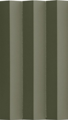 Итальянская плитка Mutina Rombini Triangle Large Green Matt 18,6 31,5