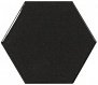 Scale Hexagon Black 10.7 12.4