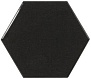 Scale Hexagon Black 10.7 12.4