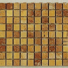 Marble Mosaic Traventino Giallo 30.5 30.5