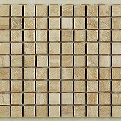 Marble Mosaic Ivory Traventine 30.5 30.5