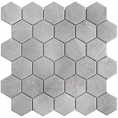Hexagon small Marble Grey Matt (PMMT82457) 28.2 27.1