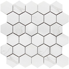 Hexagon small Carrara Matt  (PMMT83017) 28.2 27.1