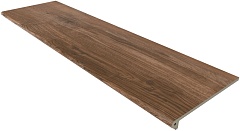 Peldaño Redondo Rodeno Nogal Liso 120х33