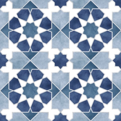 Испанская плитка Kerlife Rabat Rabat Blue 45 45