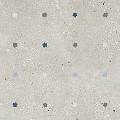 Ama Grigio Fiori Rect 60 60