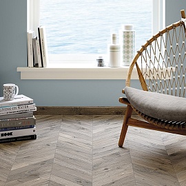 Roots Taupe Chevron