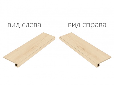 Российская плитка Italon Element Wood Элемент Ачеро Ступень Угловая Левая 33 120