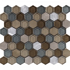 L241711091 Fusion Hexagon Caramel Mix 25.5 29.5