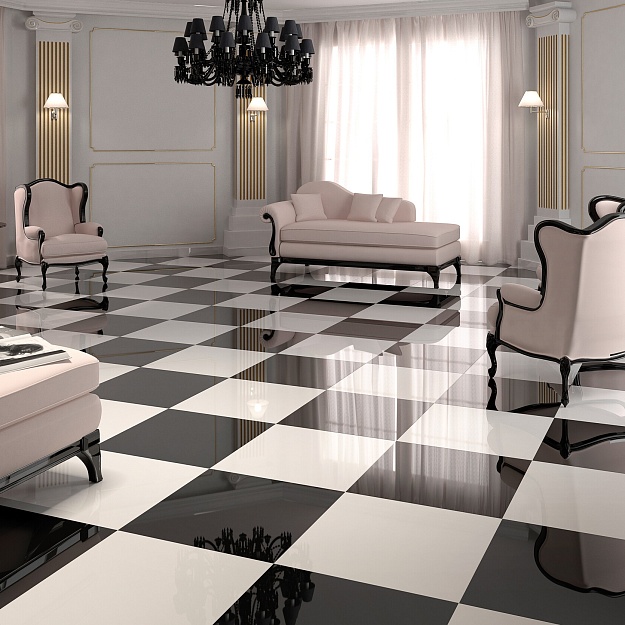 Realistik China Super Black And White